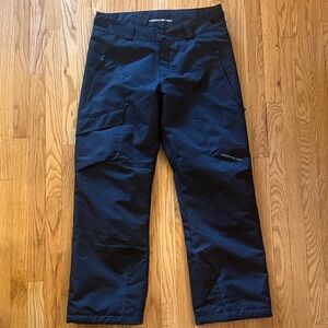 Obermeyer sz L Men's Black ski Pants good condition minor wear shown in photos